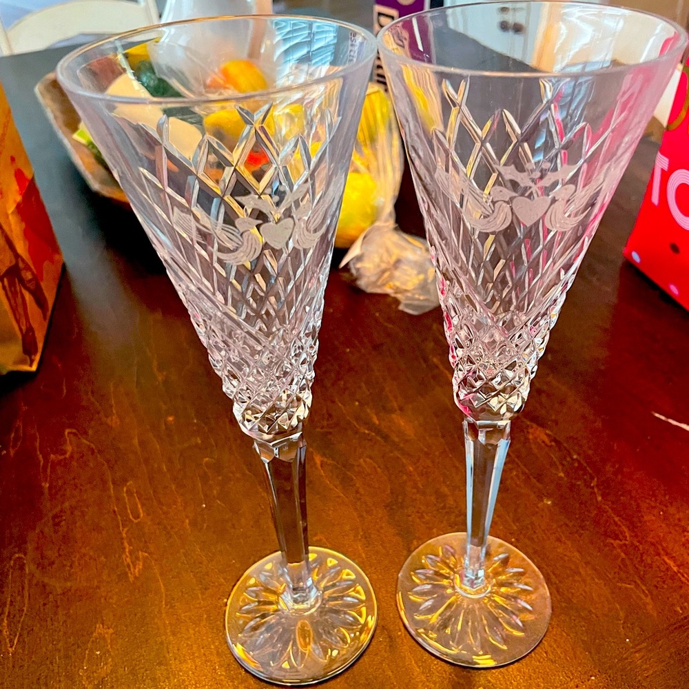 Waterford Crystal Wedding Flutes